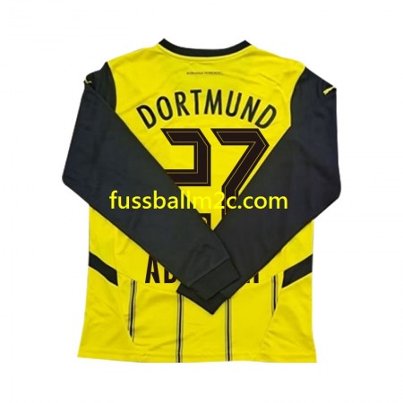 Fußballtrikots Borussia Dortmund Karim Adeyemi 27 Heim Trikotsatz 2024-2025 Langarm